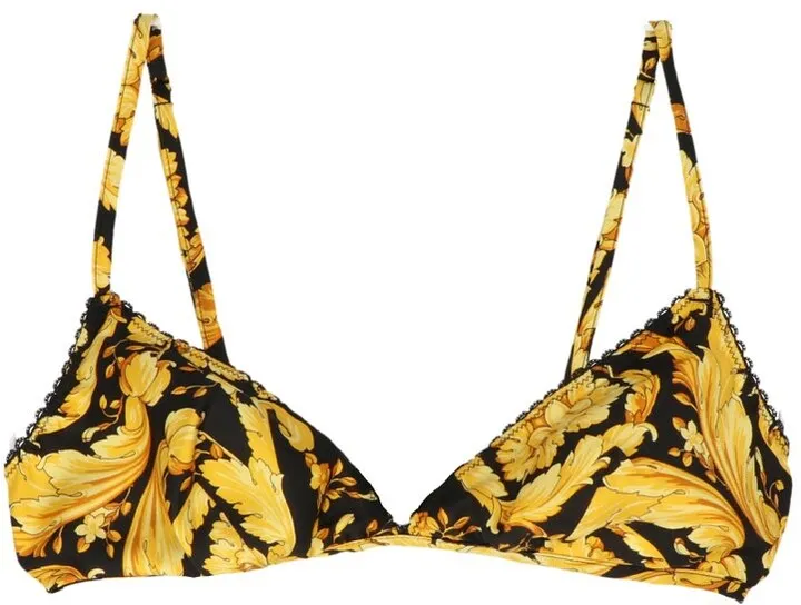 Versace Baroque Pattern Bra