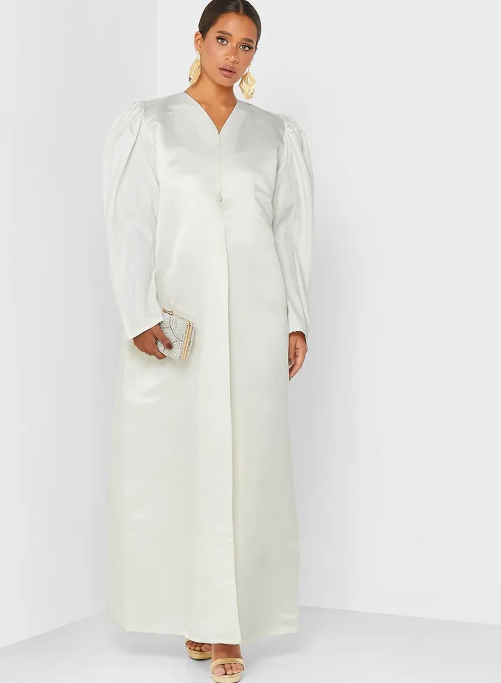 Puff Sleeve Abaya