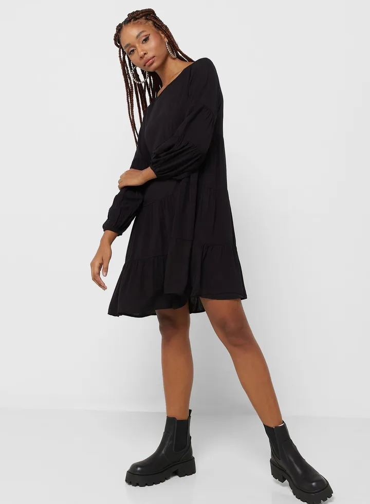 Puff Sleeve Dress