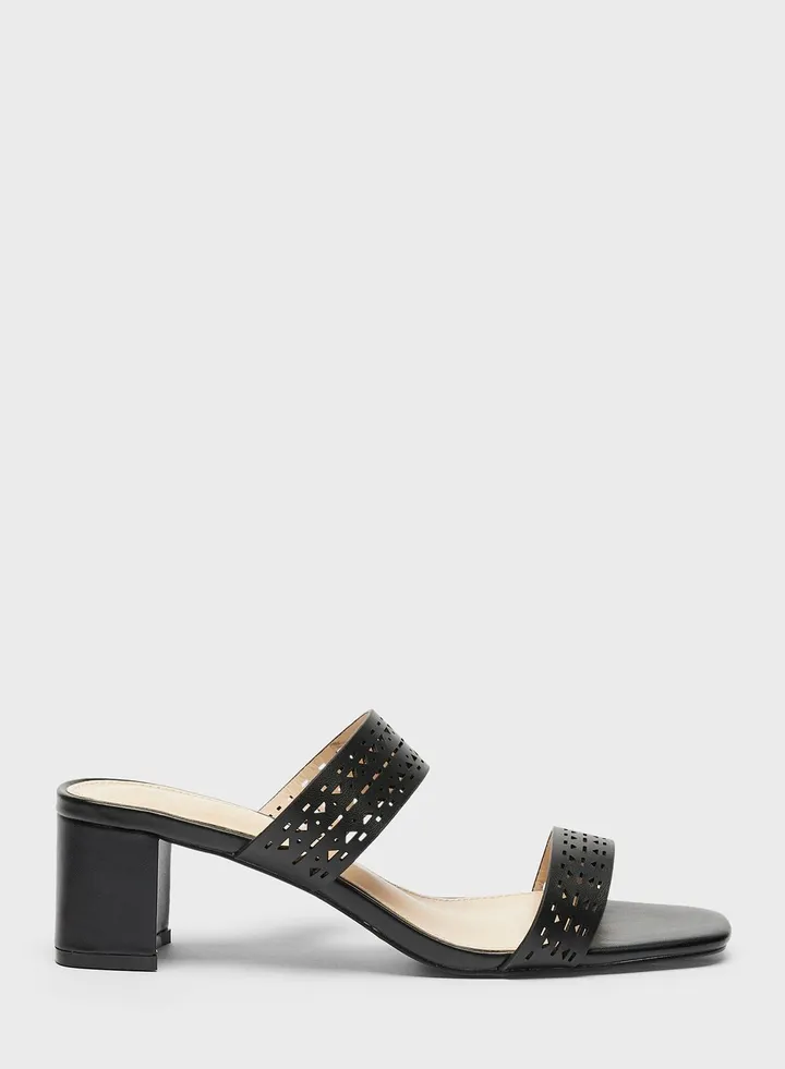 Mid Heel Sandal