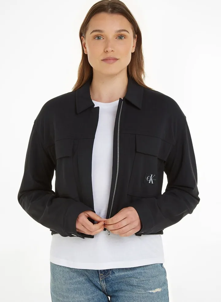 Pocket Detail Utility Shacket