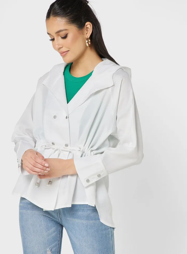 Lightweight Ruched Jacket