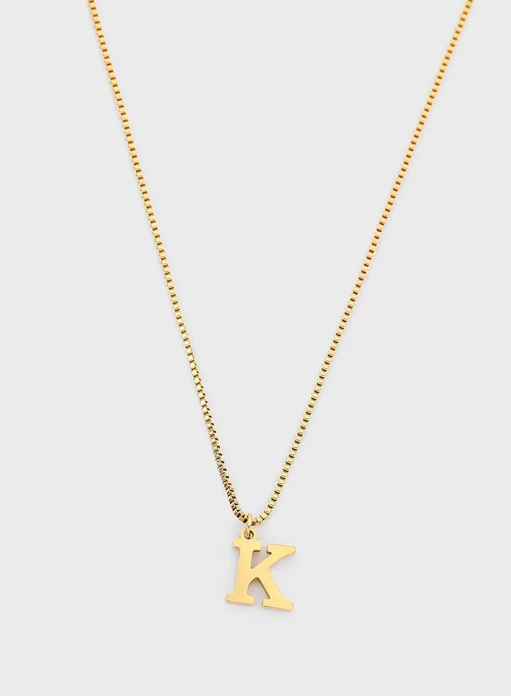 K-Letter Necklace