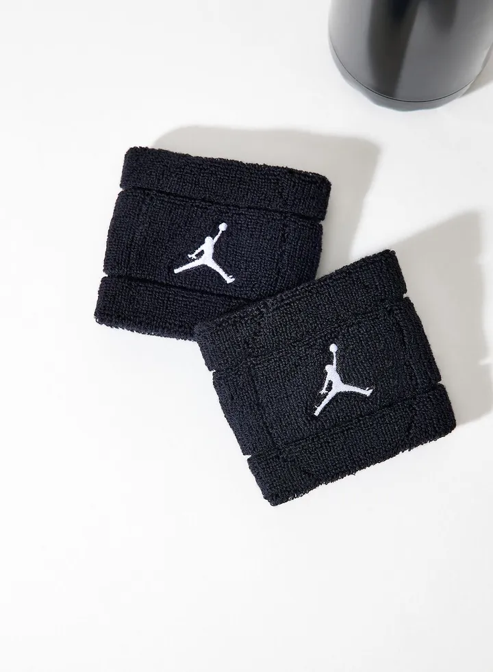 2 Pack Of Jordan M Wristbands