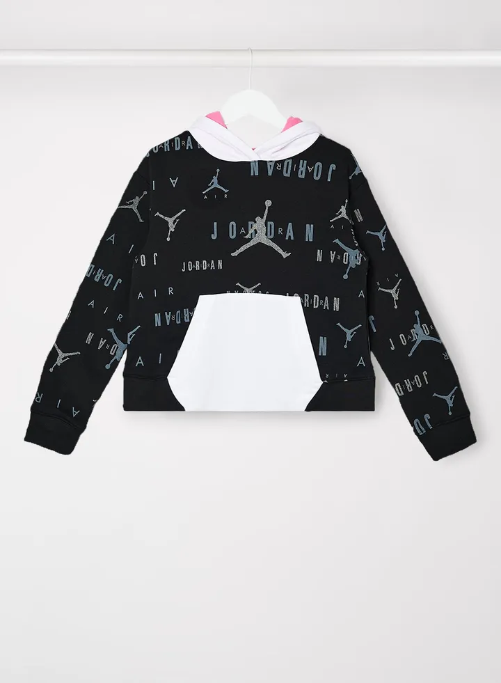 Girls Plus Size Pullover Hoodie Black