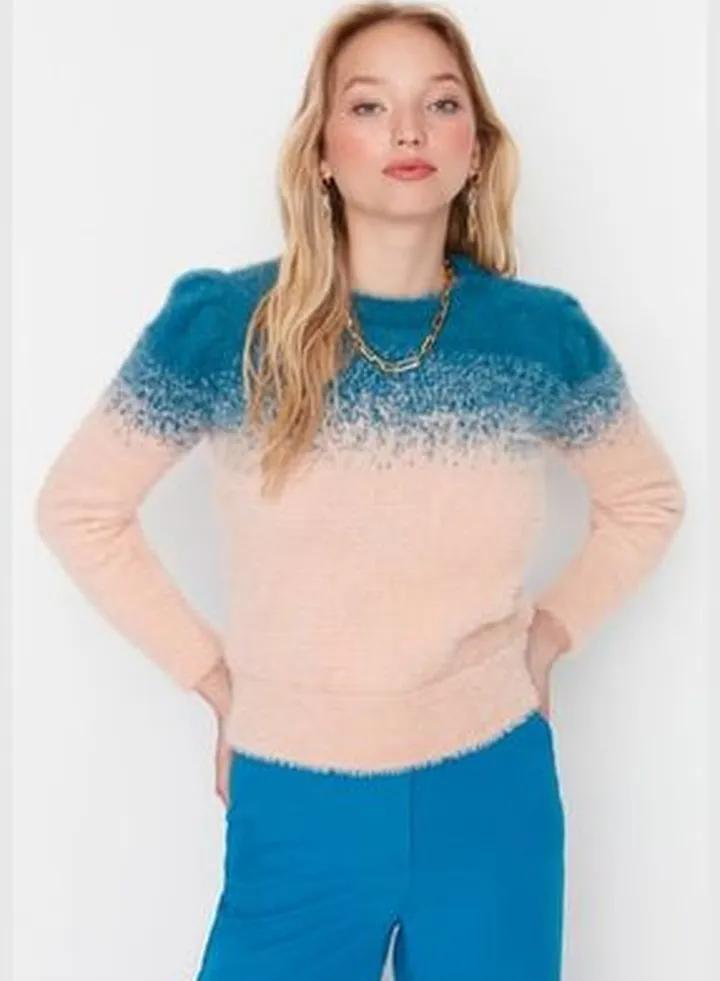 Oil Beard/Feather Rope Knitwear Sweater TWOAW22KZ0092
