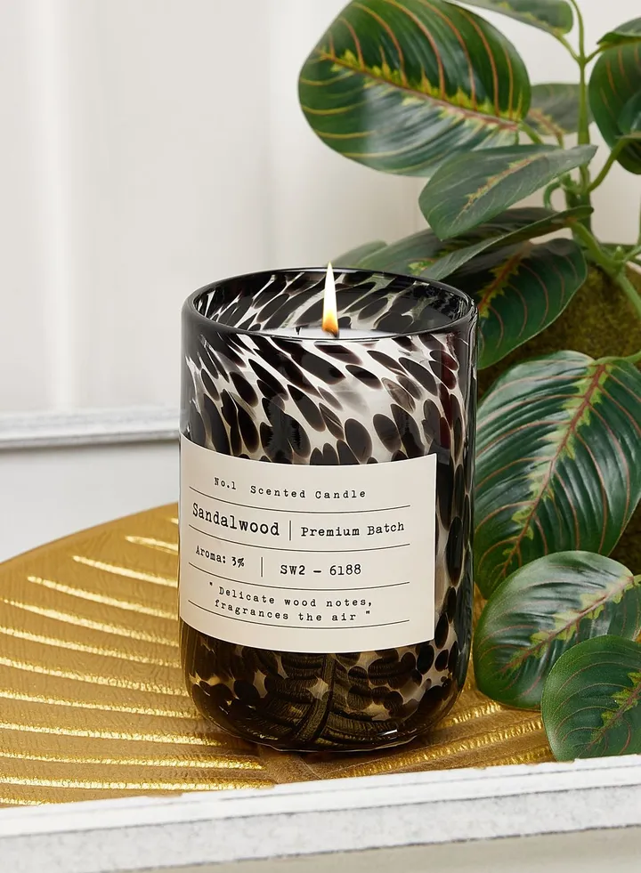 Scented Candle In Glass Holder