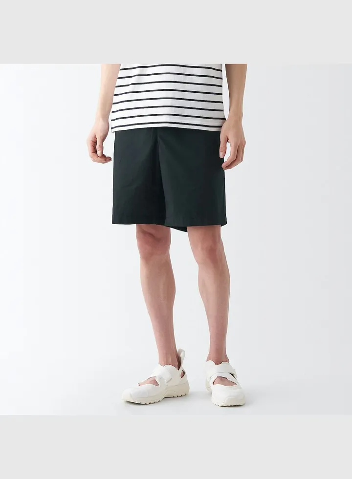 Washed Broad Short Pants