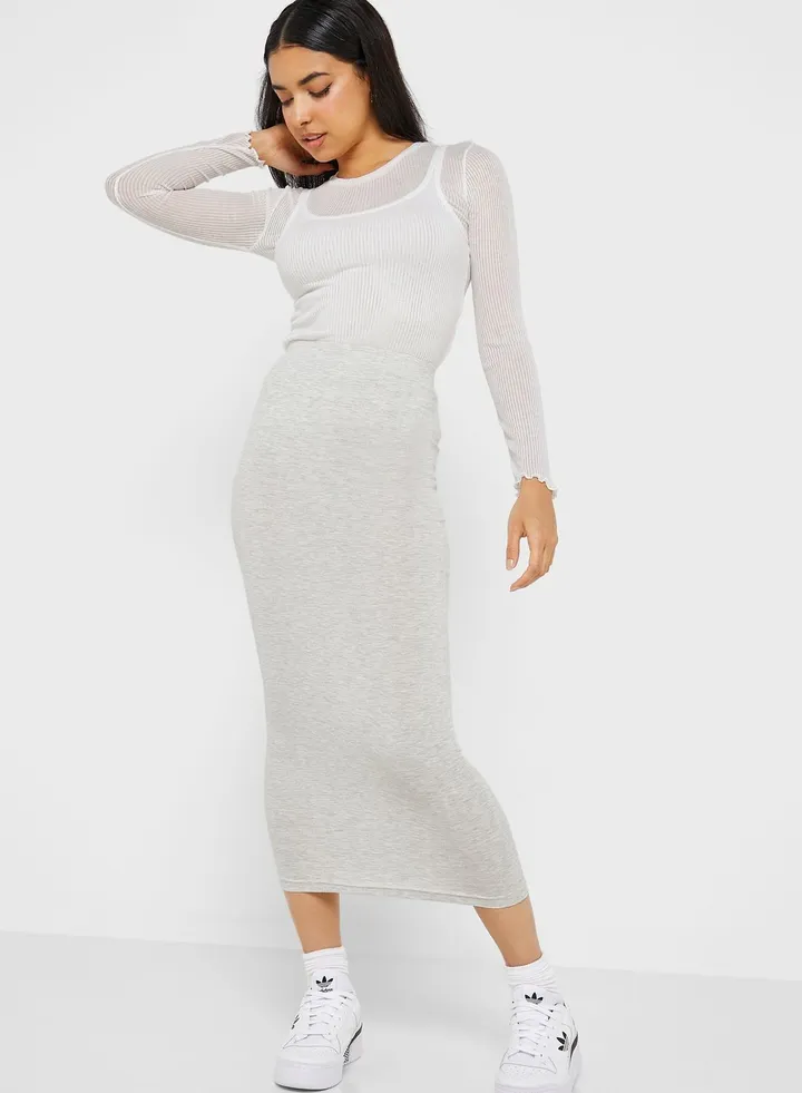Tube Midi Skirt