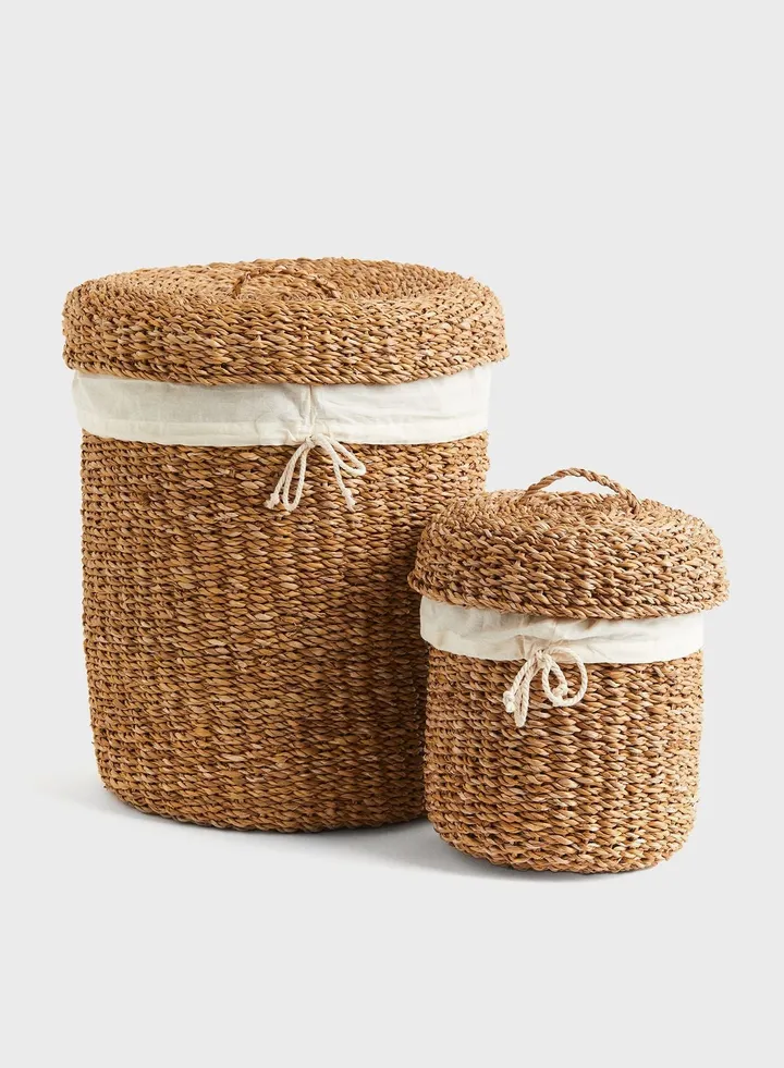 Lidded Storage Basket