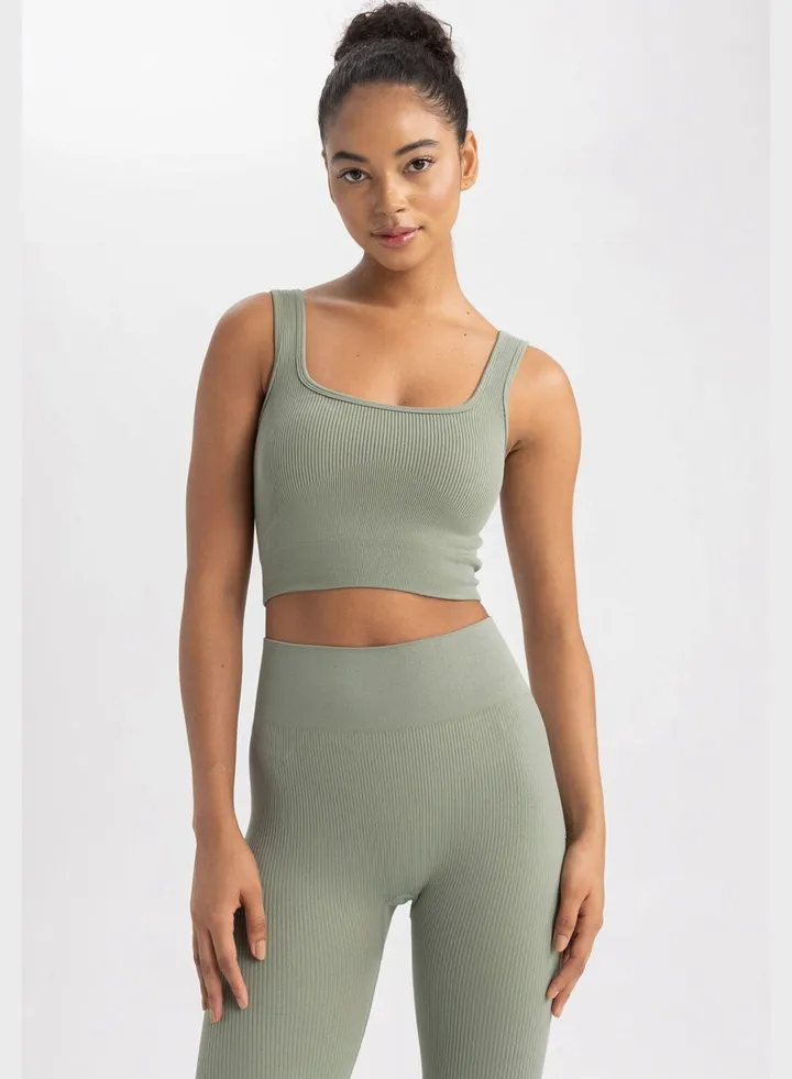 Square Neck Sports Bra