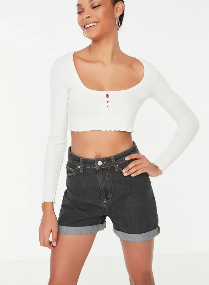 Denim Mini Shorts