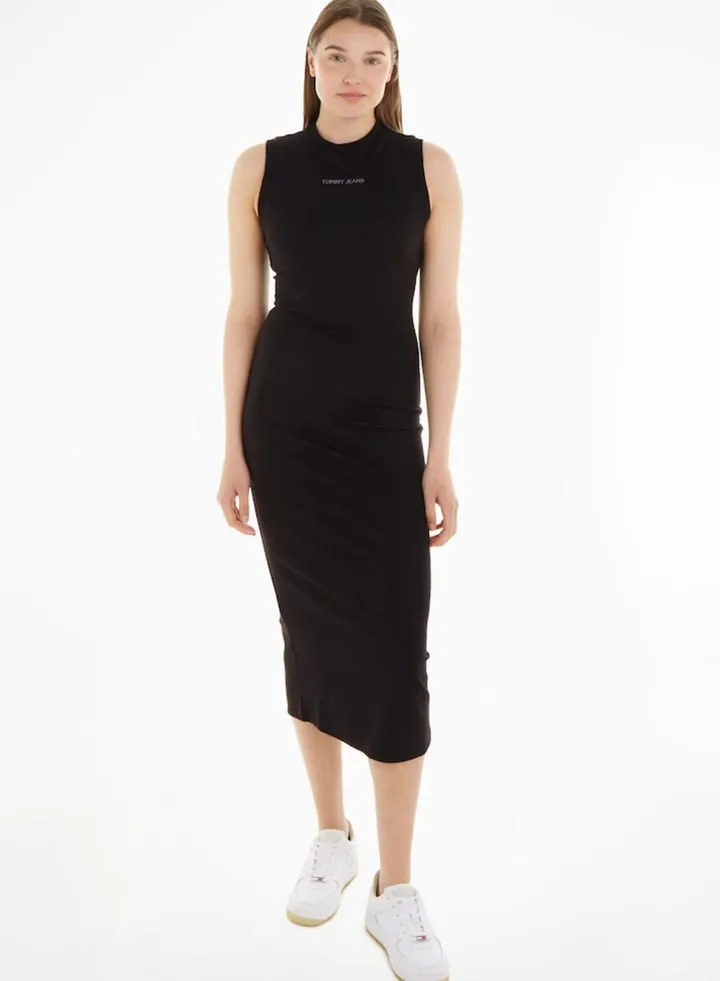 Long Detail Bodycon Dress