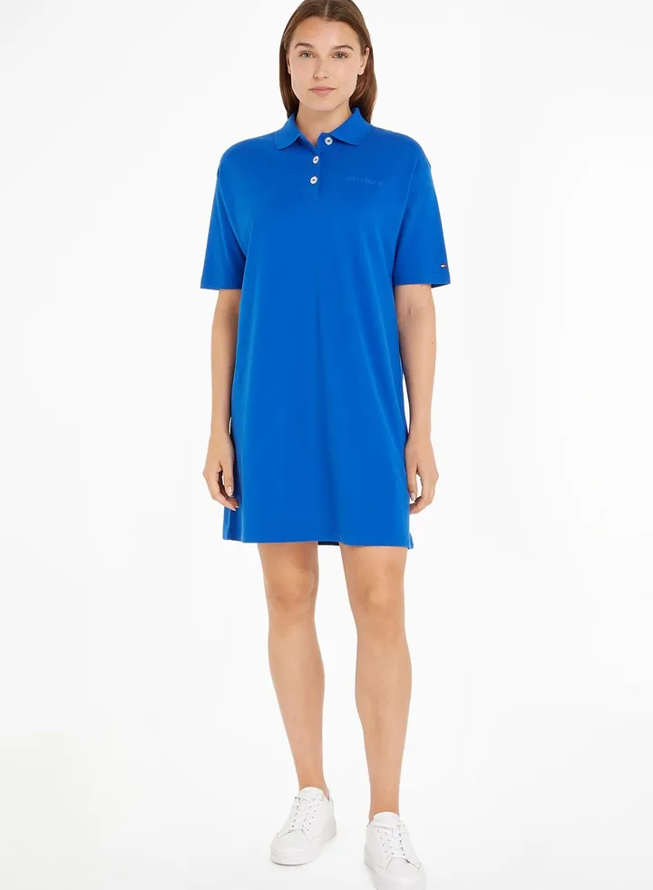 Polo Neck T-Shirt Dress