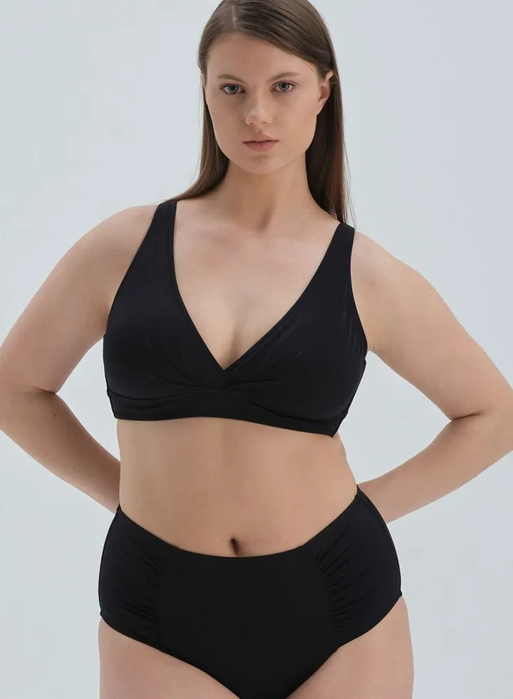 Plunge Neck Bikini Top