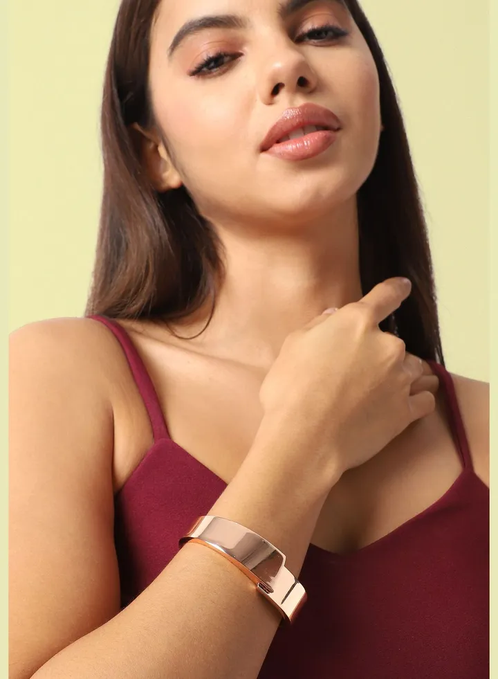 Gold Plated Designer Party Wear Bracelet For Women