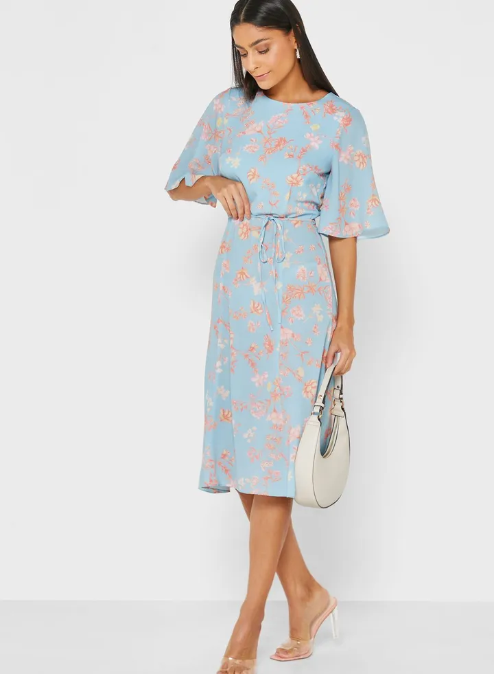 Crew Neck Knitted Dress