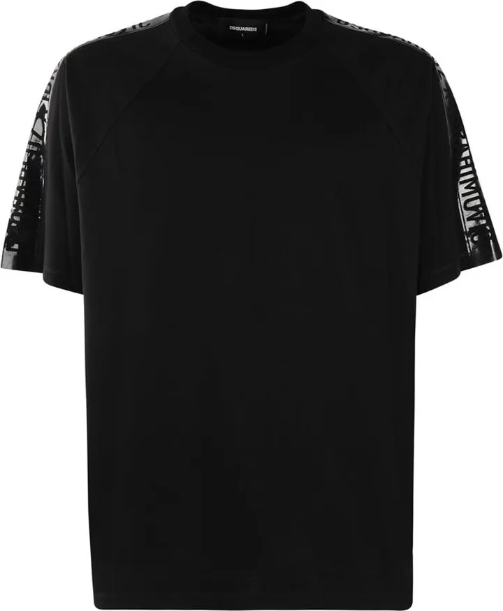 Dsquared2 Logo-Trim Crewneck T-Shirt