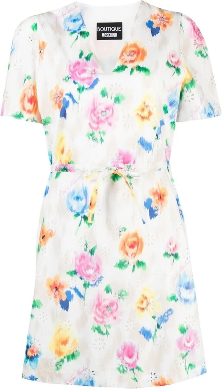 V-neck minidress