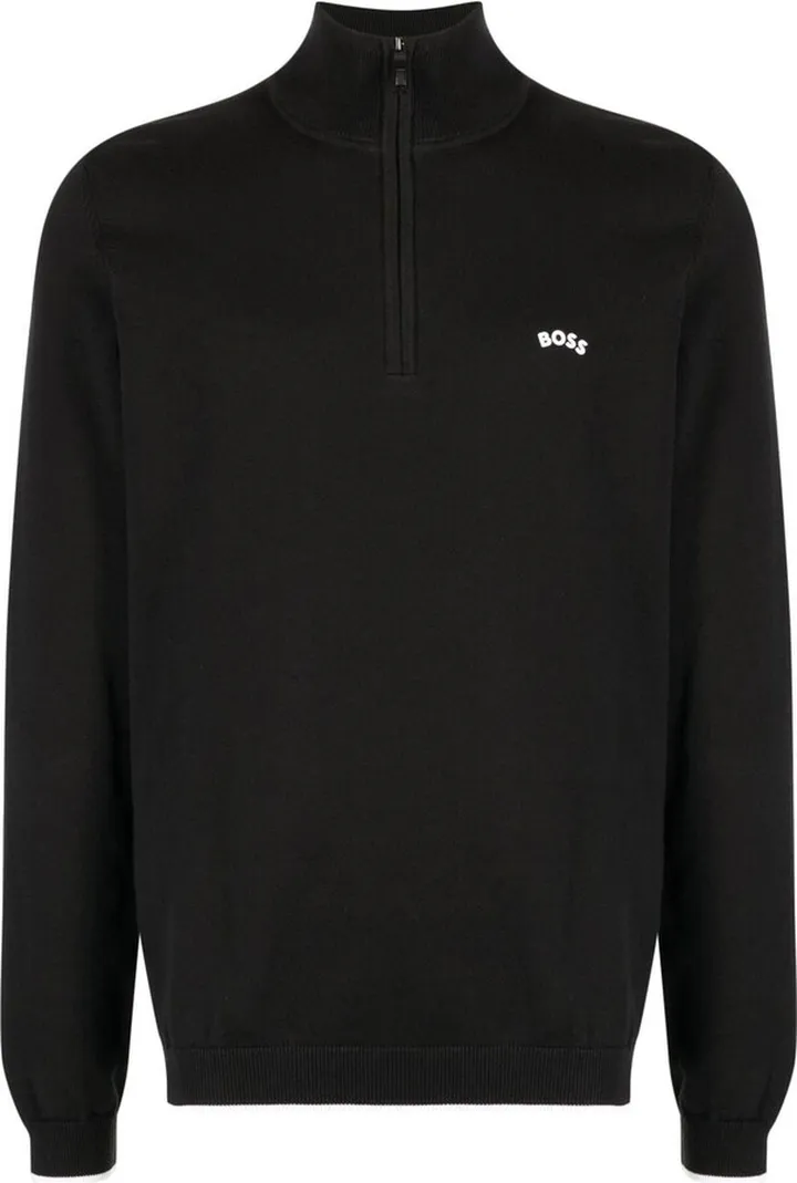 Half-Zip Cotton Jumper