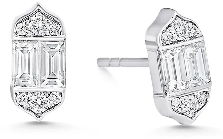 Taj Diamond Stud Earrings