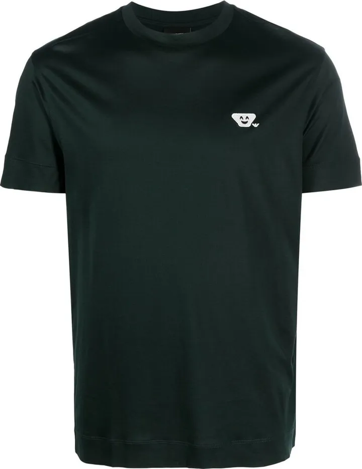 logo-embroidered short-sleeve T-shirt