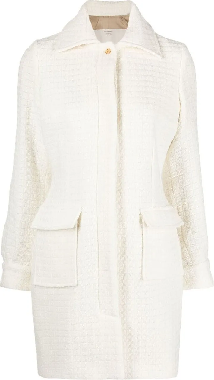 Single-Breasted Virgin Wool Coat