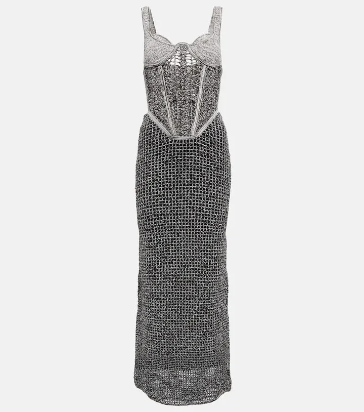 Corset midi dress