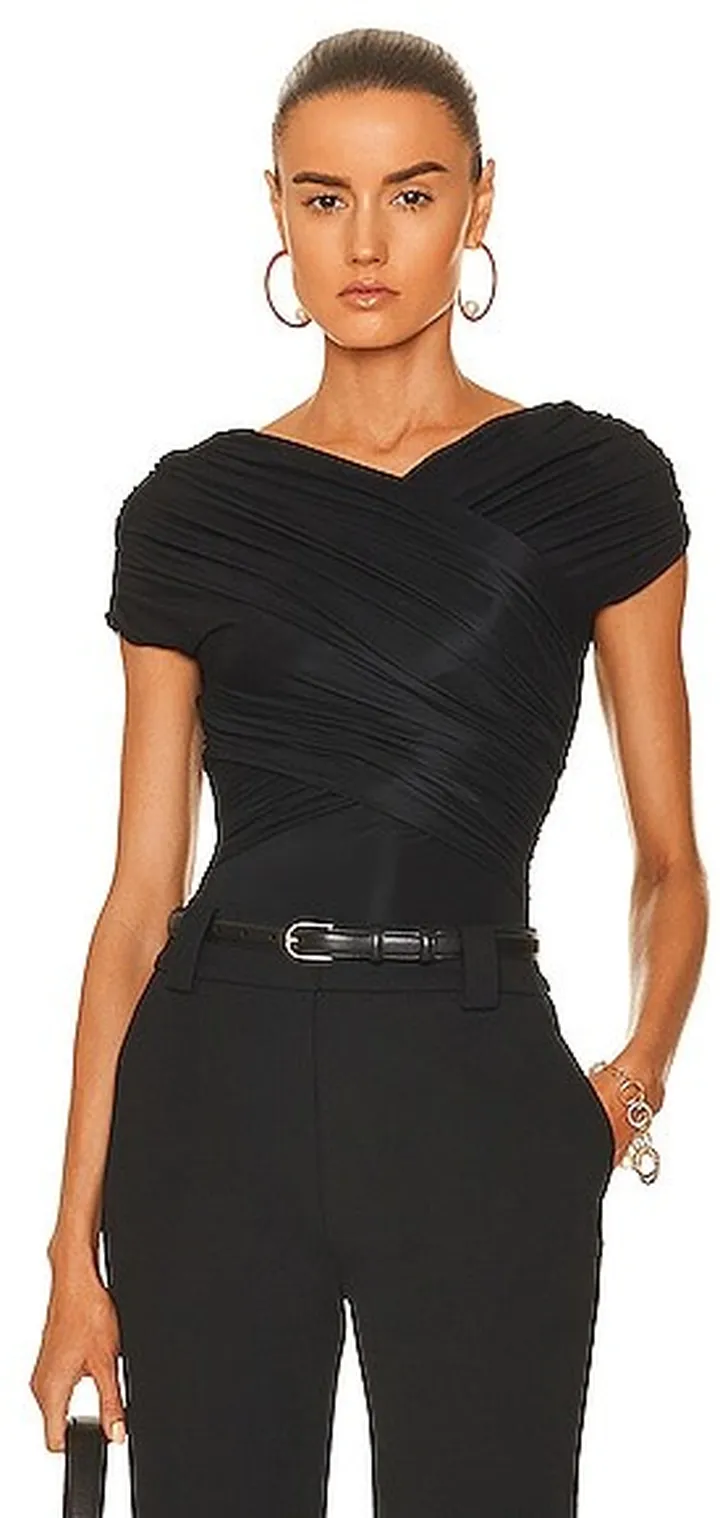 TOVE Sydney Bodysuit in Black