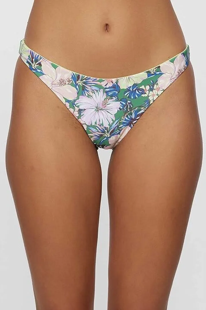 O'Neill Bellamy Floral Flamenco Bottoms (Jade) Women's Swimwear