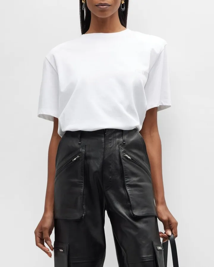 Boxy Laser Cut T-Shirt