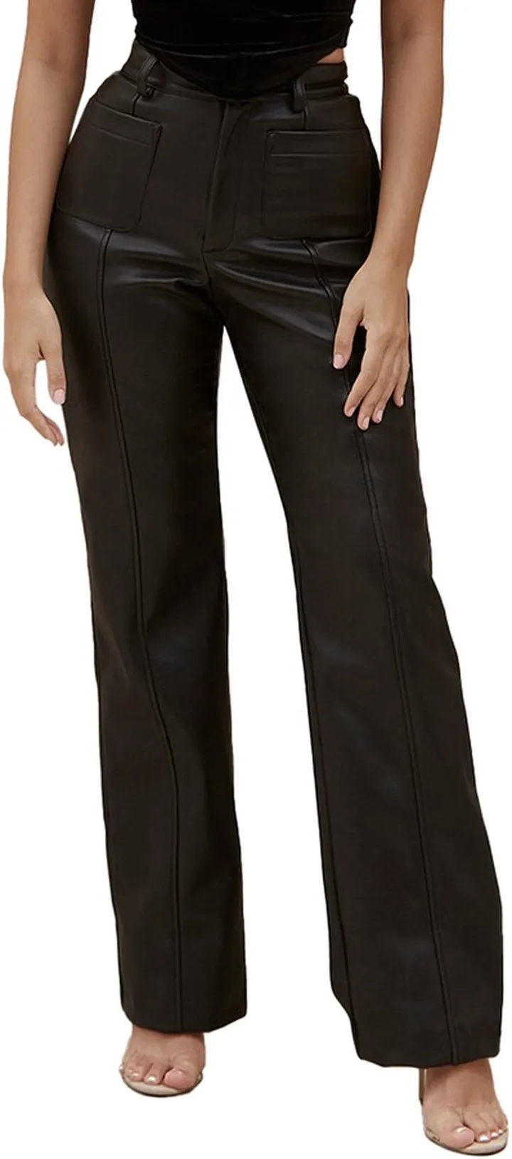 Grainne Faux Leather Trousers