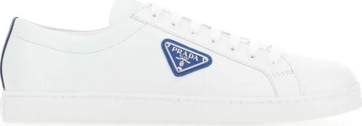Prada Logo Plaque Low-Top Sneakers