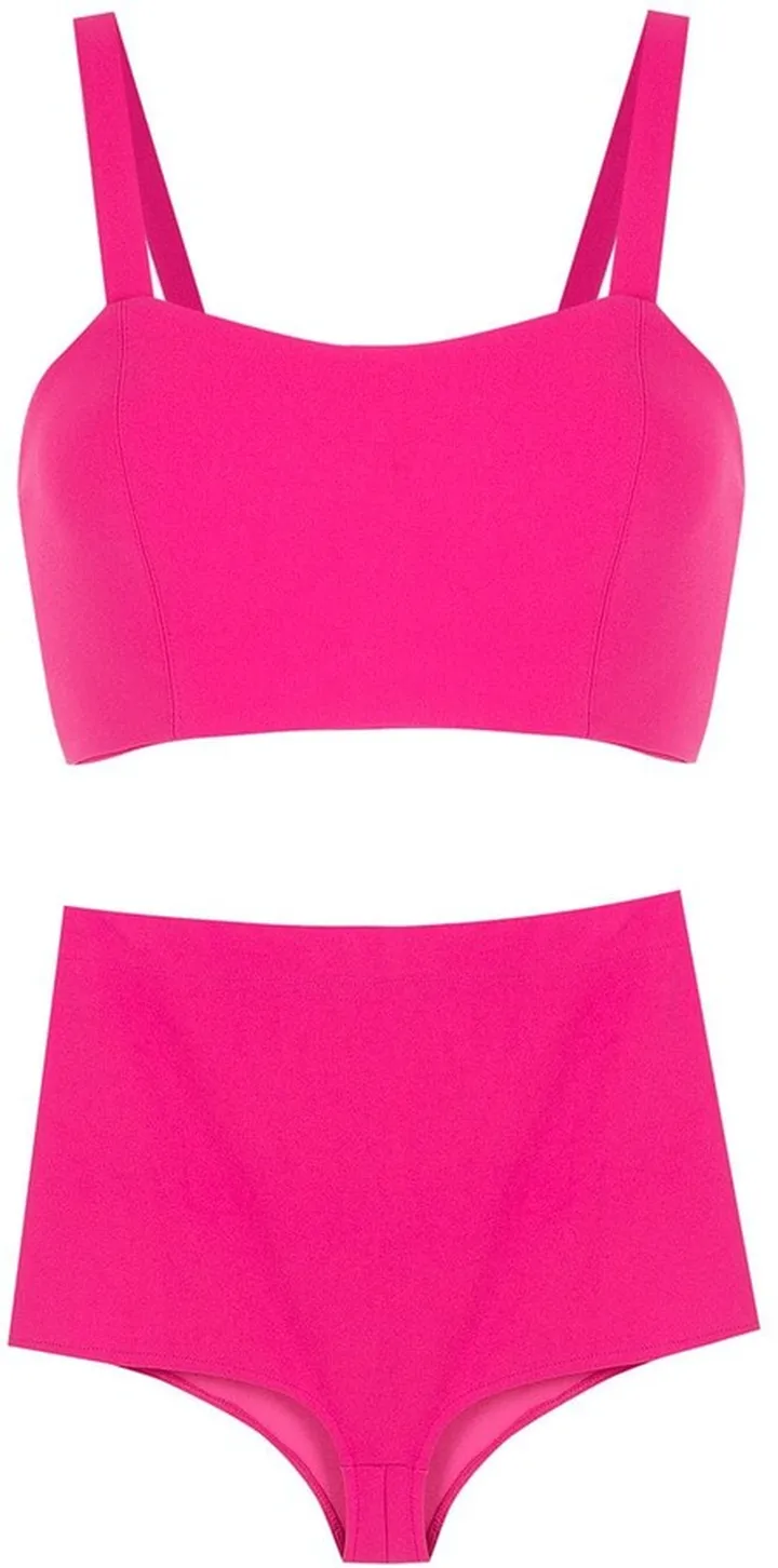 Square-Neck Bikini Set