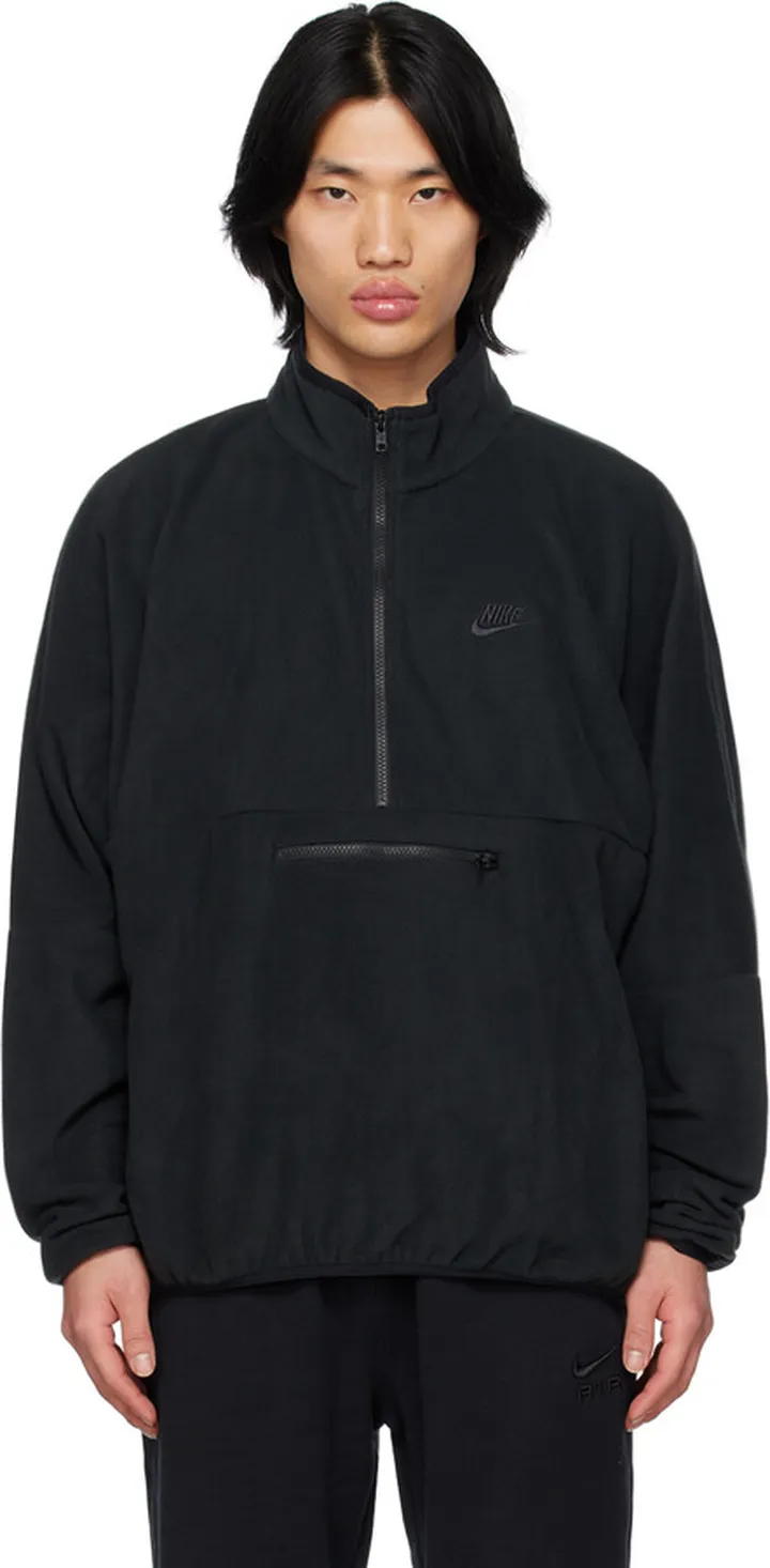 Nike Black Half-Zip Sweater