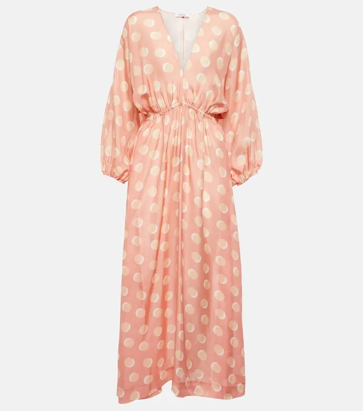 Neptune silk maxi dress