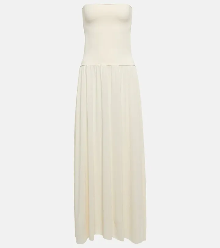 Oda bandeau jersey maxi dress