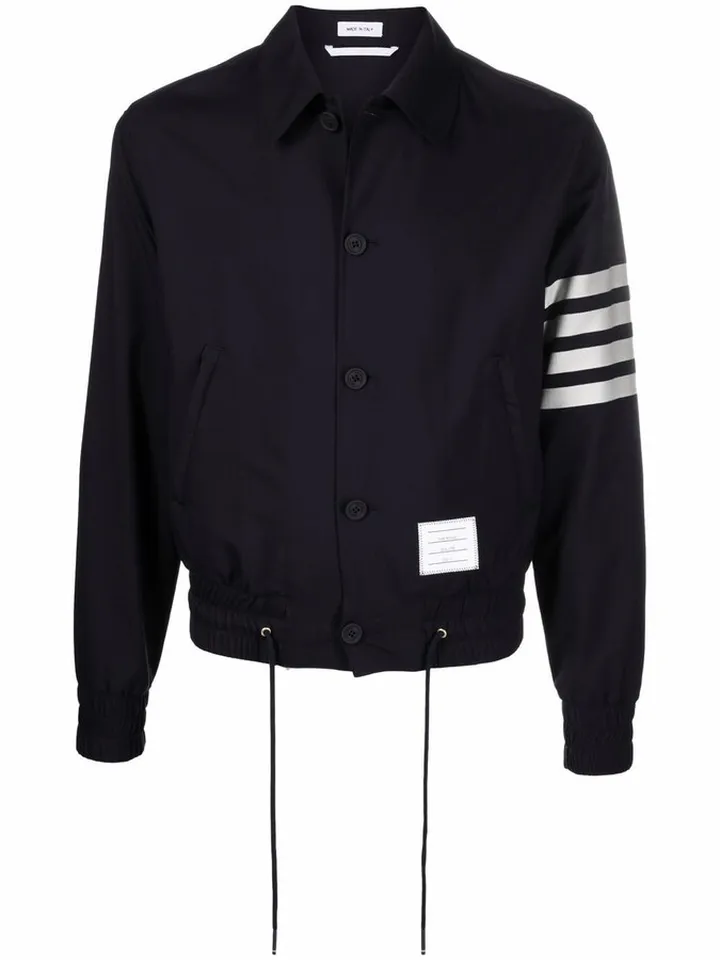 4-Bar stripe bomber jacket