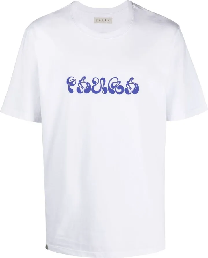 logo-print cotton T-shirt