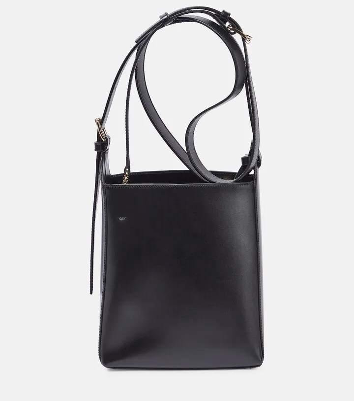 Virginie leather tote bag