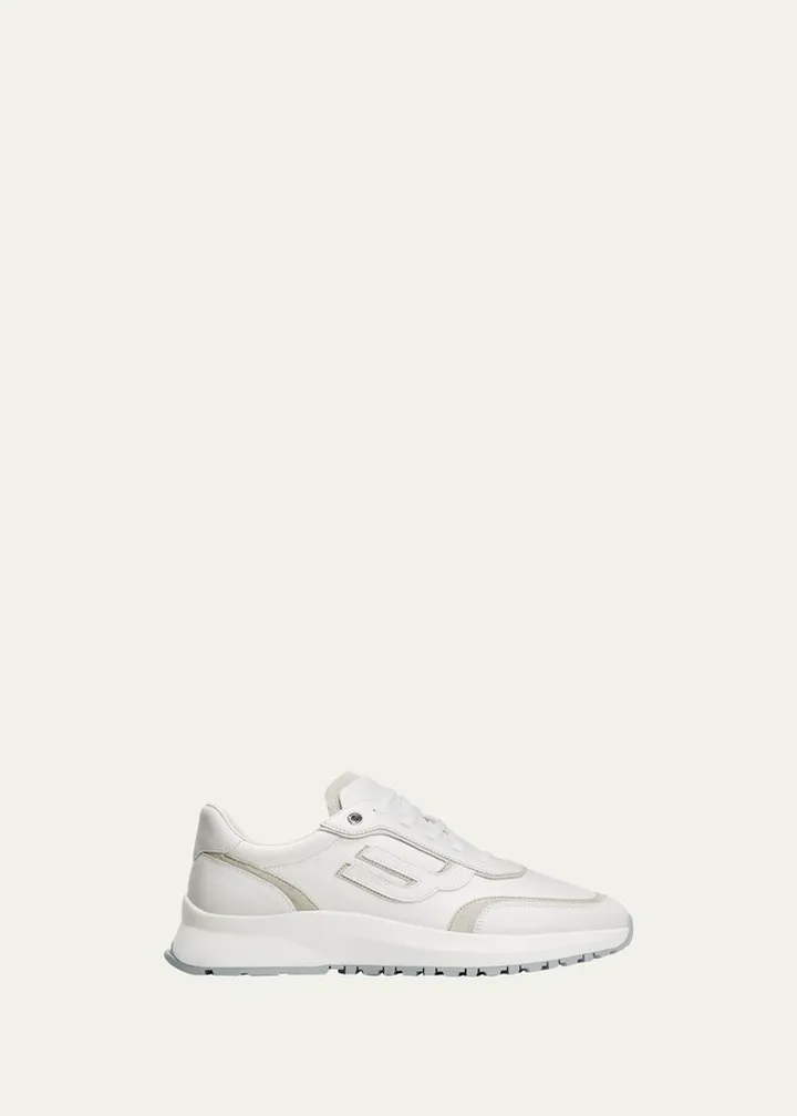 Men's Demmy Leather Low-Top Sneakers