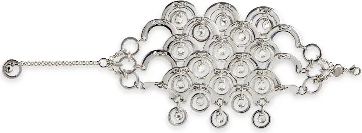 Women's Sphere Cuff Brass Bracelet