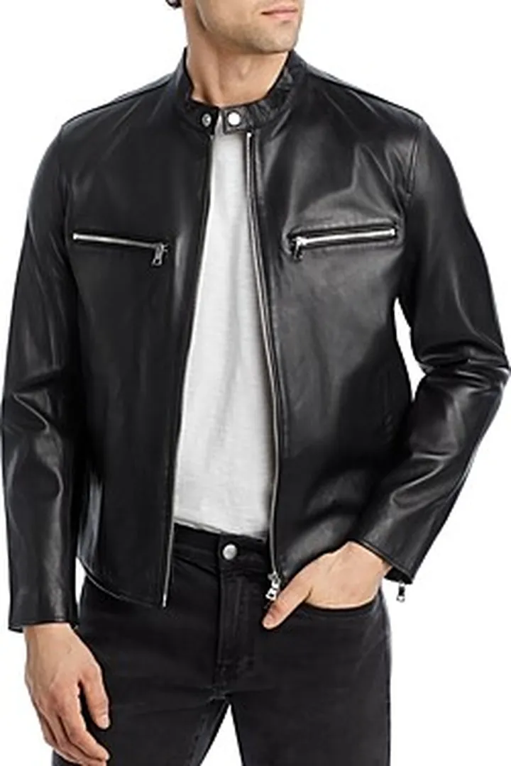 Theory Leather Biker Jacket