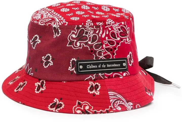 Paisley-Print Bucket Hat