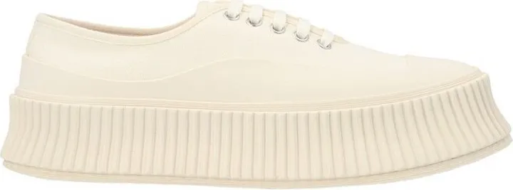 Jil Sander Lace-Up Platform Sneakers