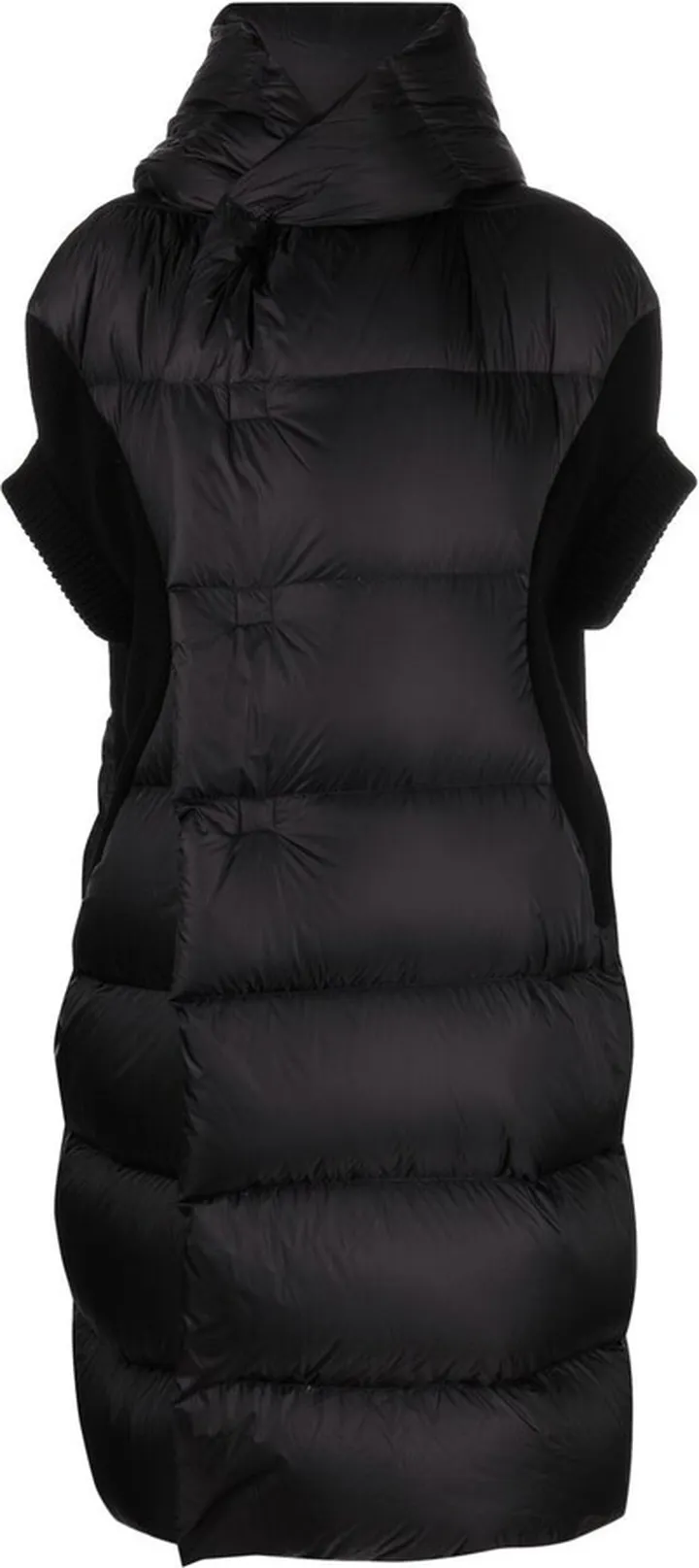 Asymmetric Hooded Padded Coat