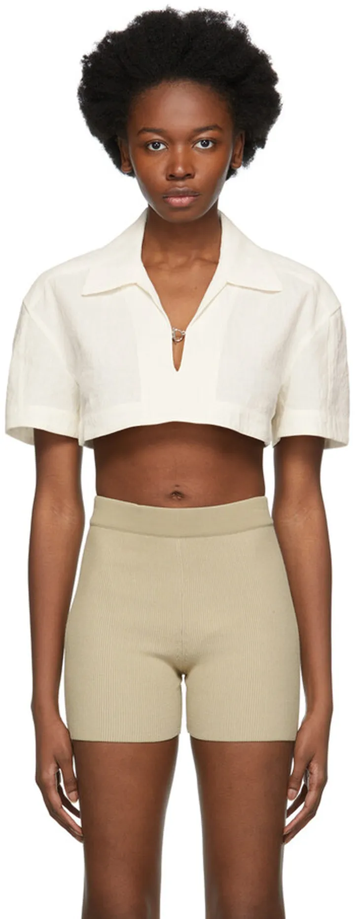 Jacquemus Off-White 'Le Haut Bebi' Shirt