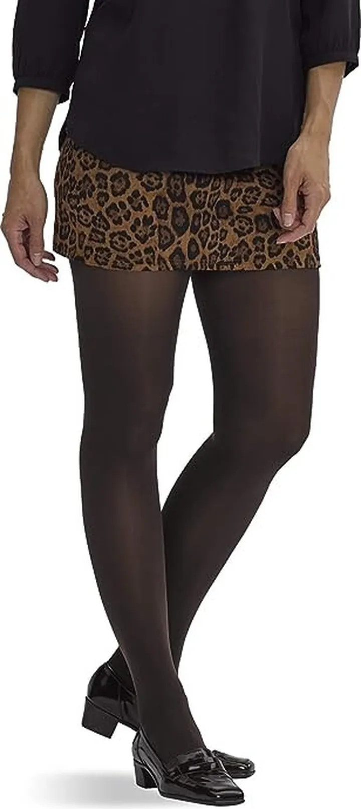 HUE Shaping Opaque Tights (Espresso) Hose