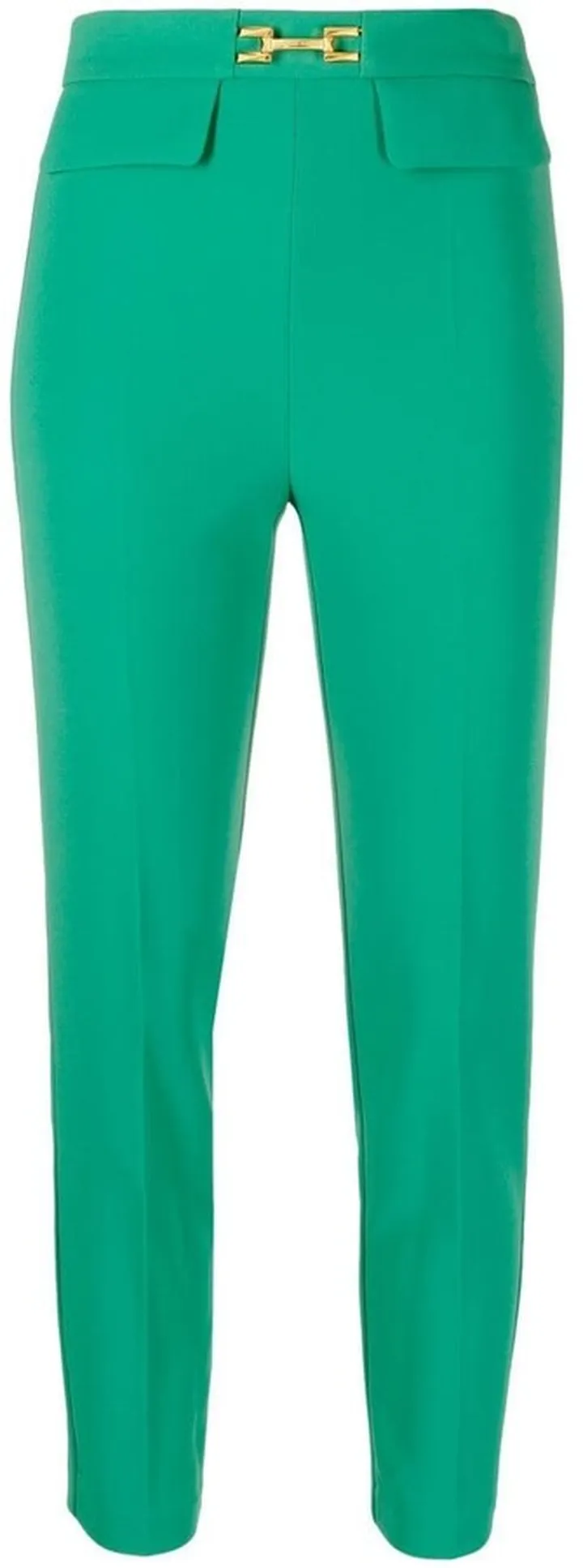 High-Waisted Cropped Trousers