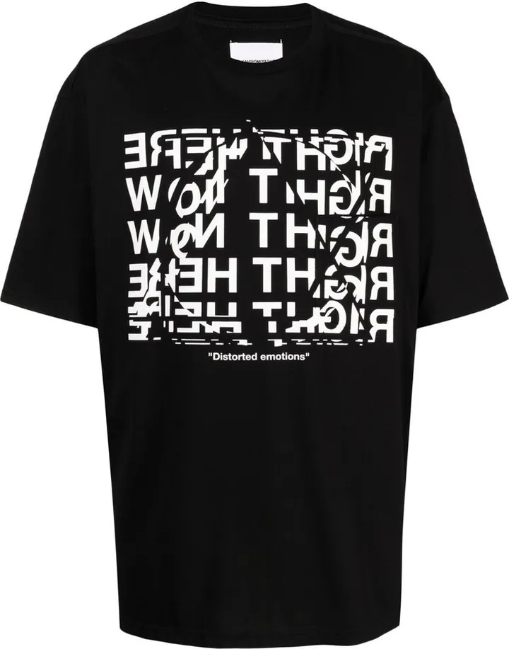 graphic-print short-sleeved T-shirt
